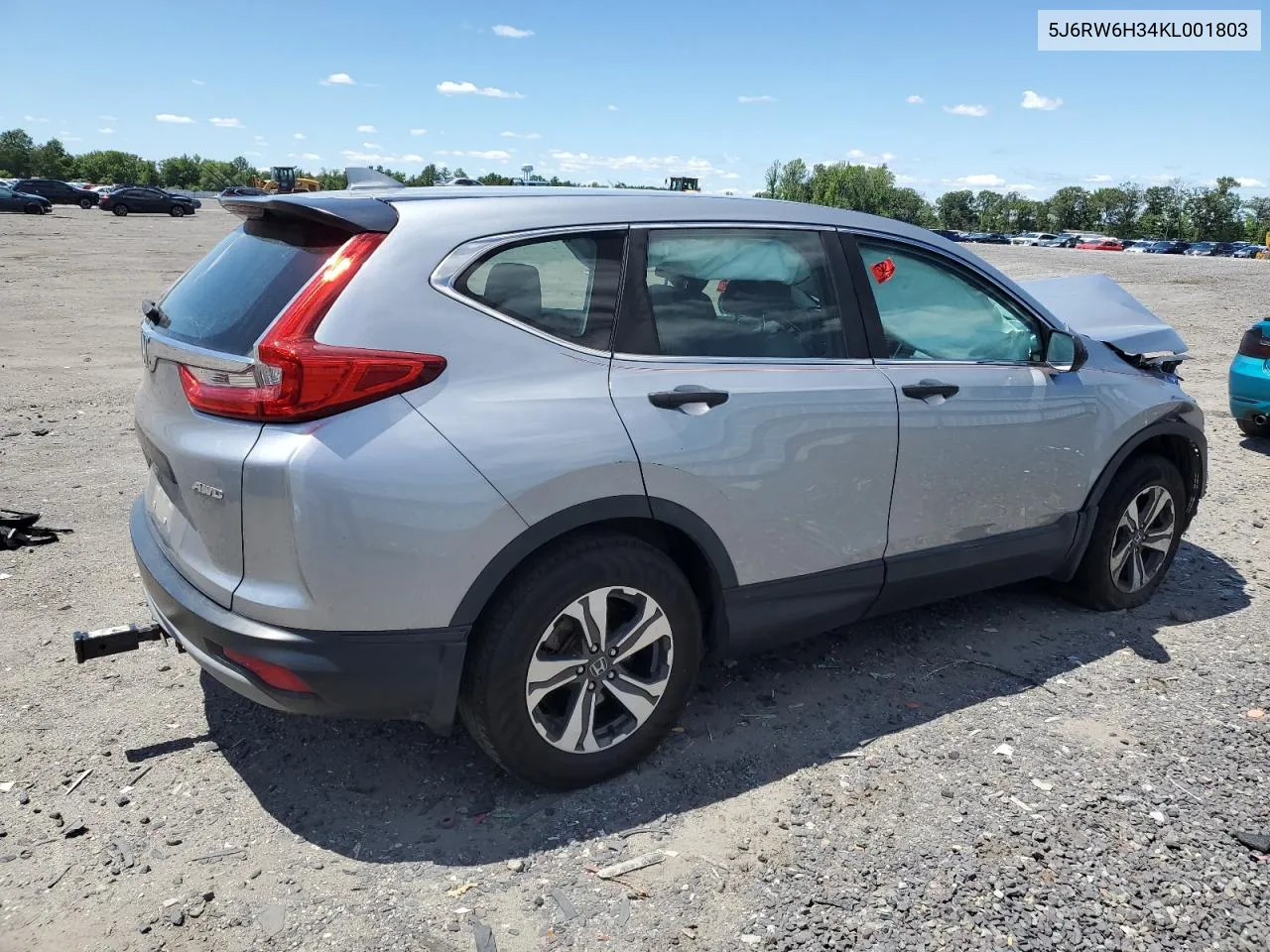 2019 Honda Cr-V Lx VIN: 5J6RW6H34KL001803 Lot: 61240784