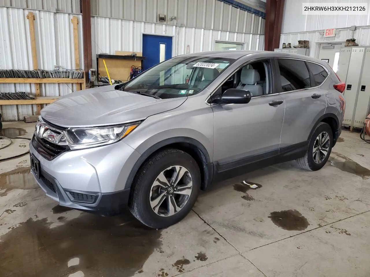 2019 Honda Cr-V Lx VIN: 2HKRW6H3XKH212126 Lot: 62022024