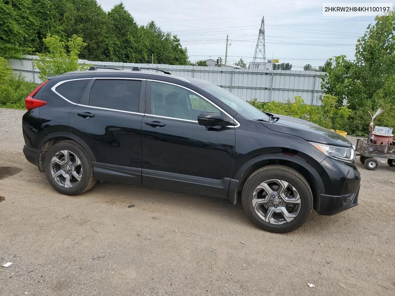 2019 Honda Cr-V Exl VIN: 2HKRW2H84KH100197 Lot: 62216634