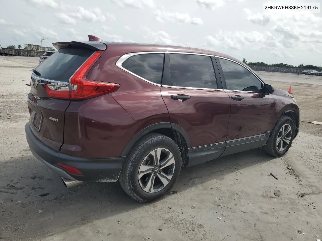 2HKRW6H33KH219175 2019 Honda Cr-V Lx