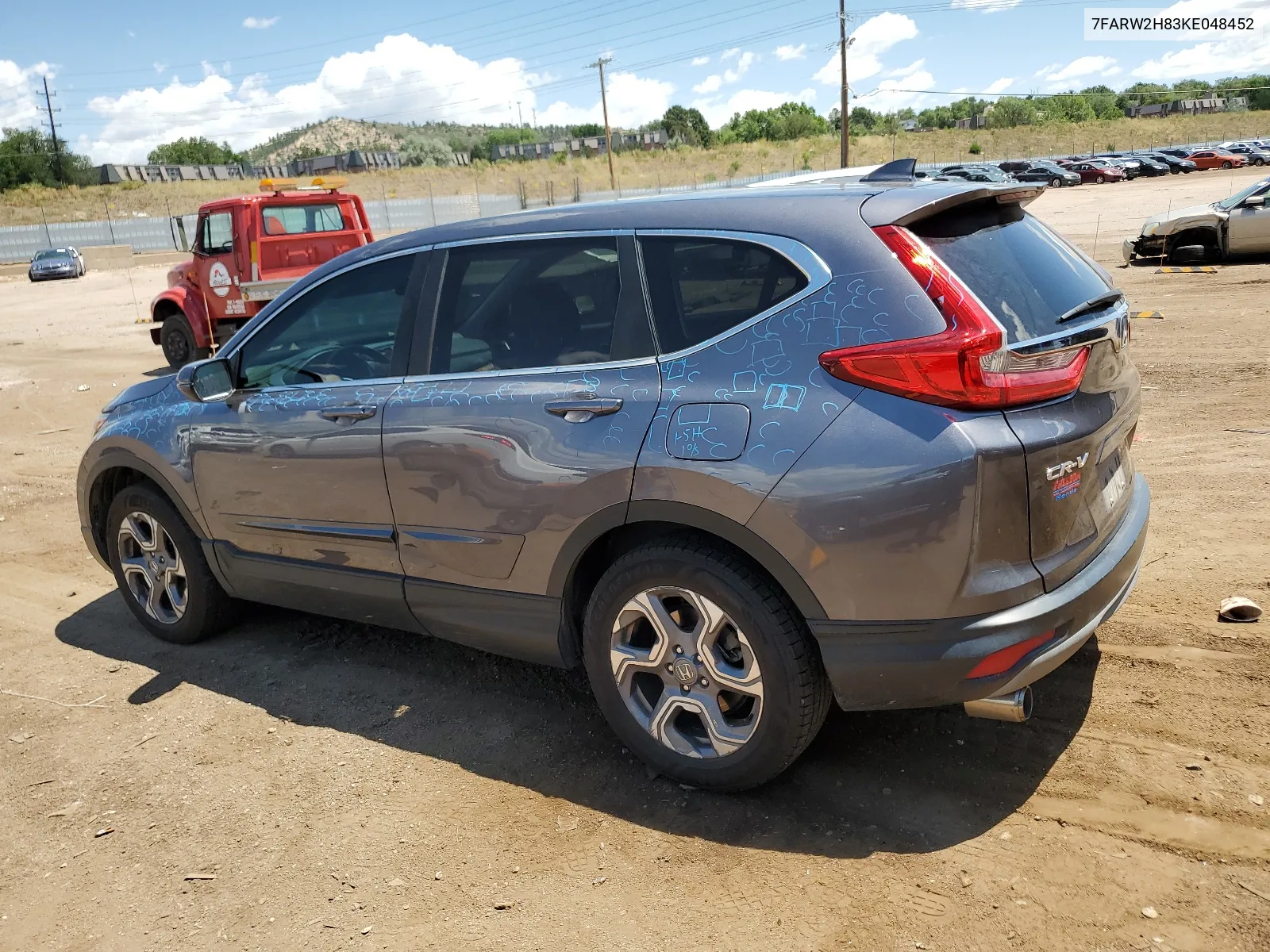 2019 Honda Cr-V Exl VIN: 7FARW2H83KE048452 Lot: 62328814