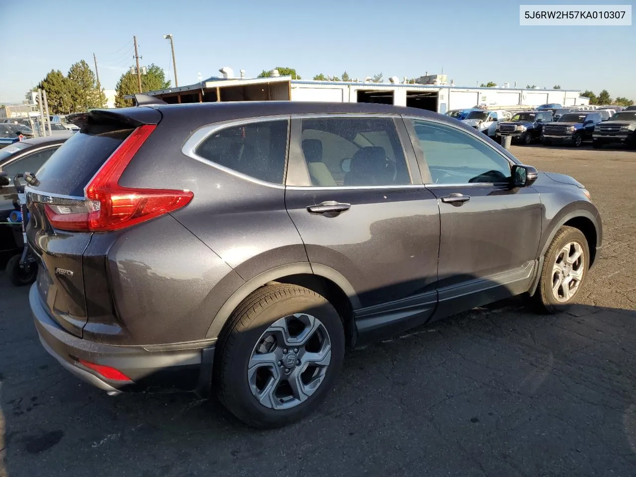 5J6RW2H57KA010307 2019 Honda Cr-V Ex