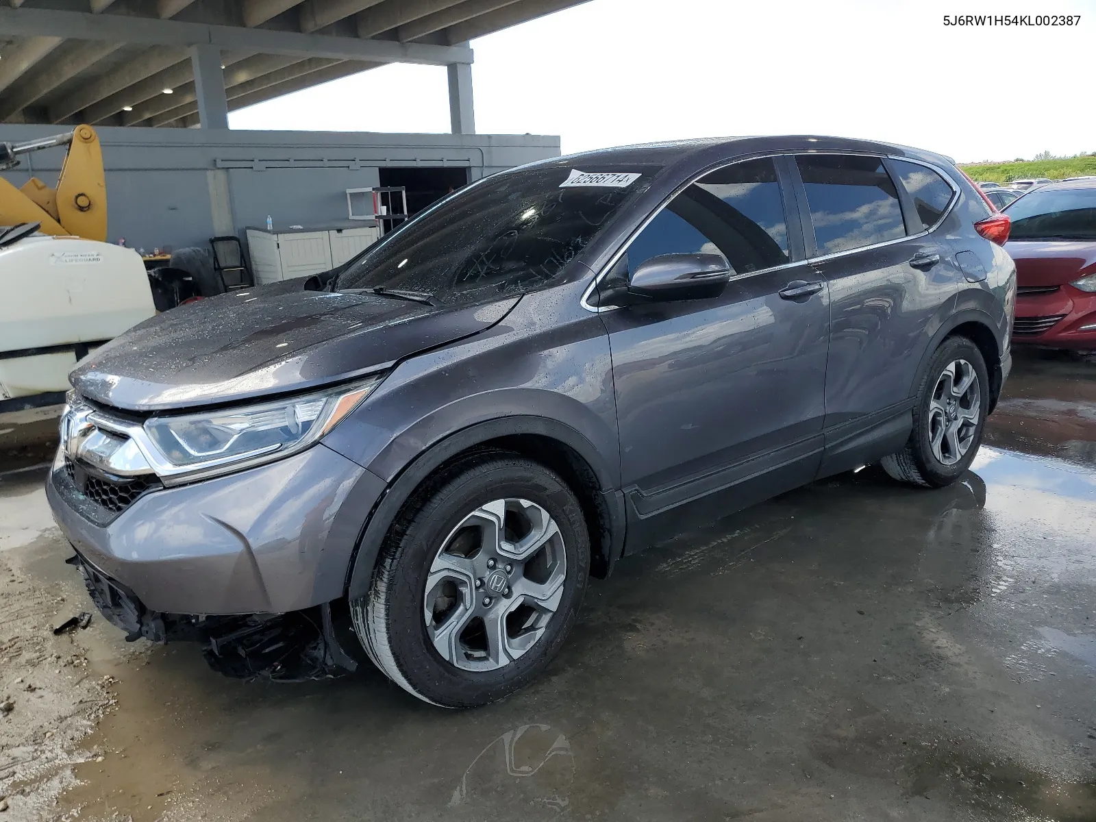 2019 Honda Cr-V Ex VIN: 5J6RW1H54KL002387 Lot: 62566714