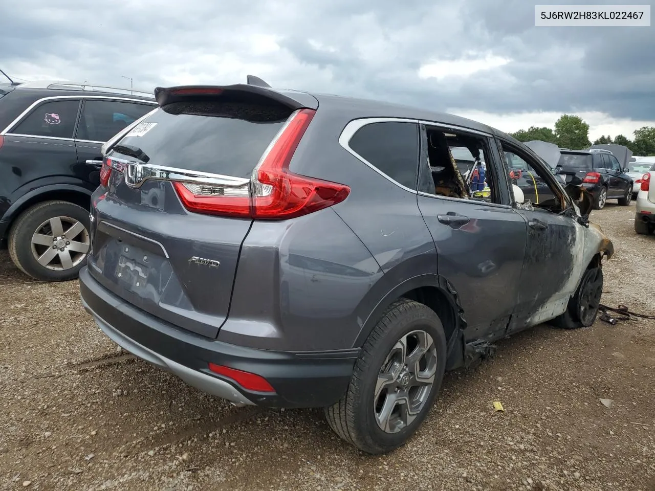 2019 Honda Cr-V Exl VIN: 5J6RW2H83KL022467 Lot: 64991384