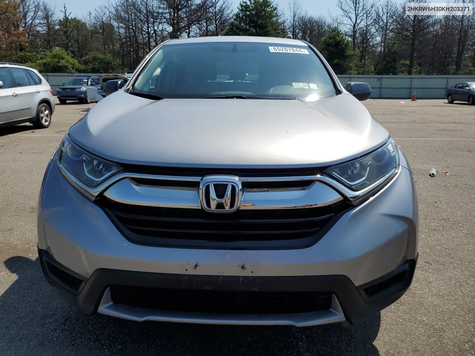 2019 Honda Cr-V Lx VIN: 2HKRW6H30KH203371 Lot: 65287844