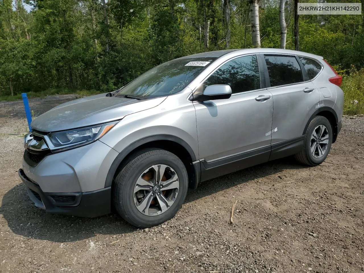 2019 Honda Cr-V Lx VIN: 2HKRW2H21KH142290 Lot: 65525164