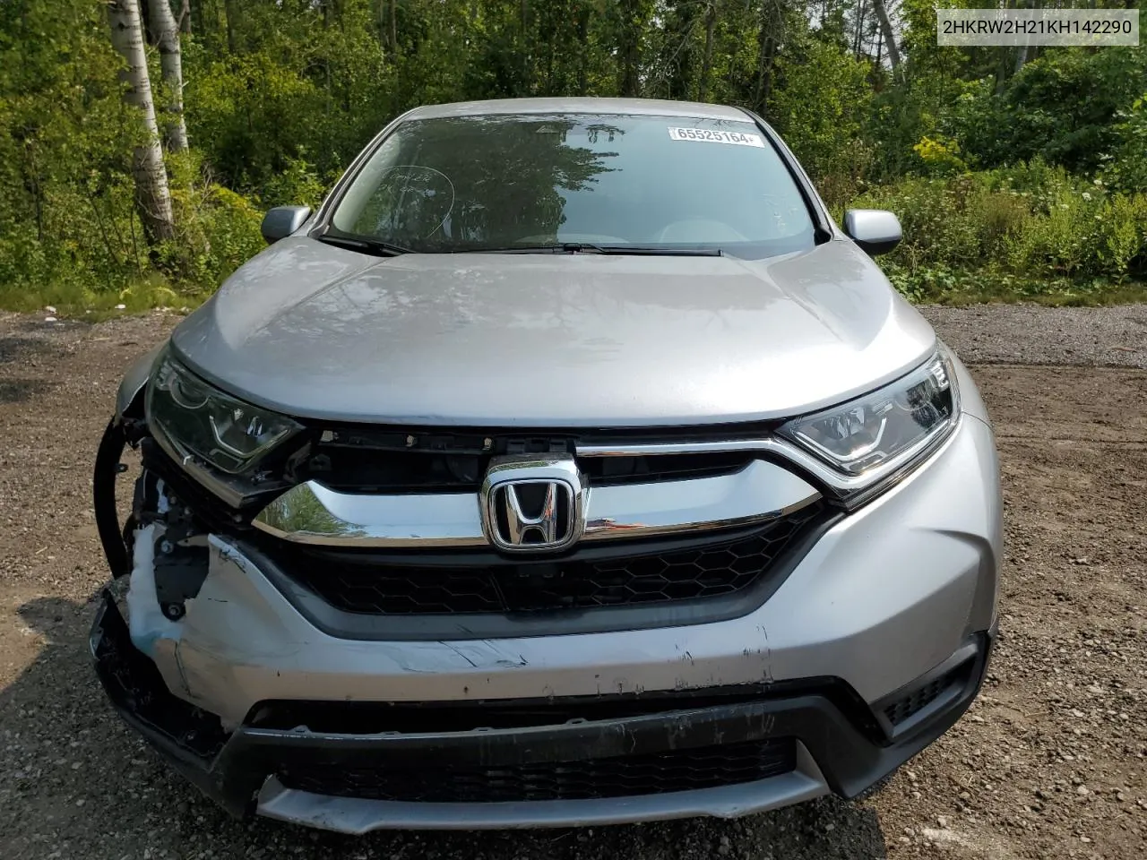 2019 Honda Cr-V Lx VIN: 2HKRW2H21KH142290 Lot: 65525164