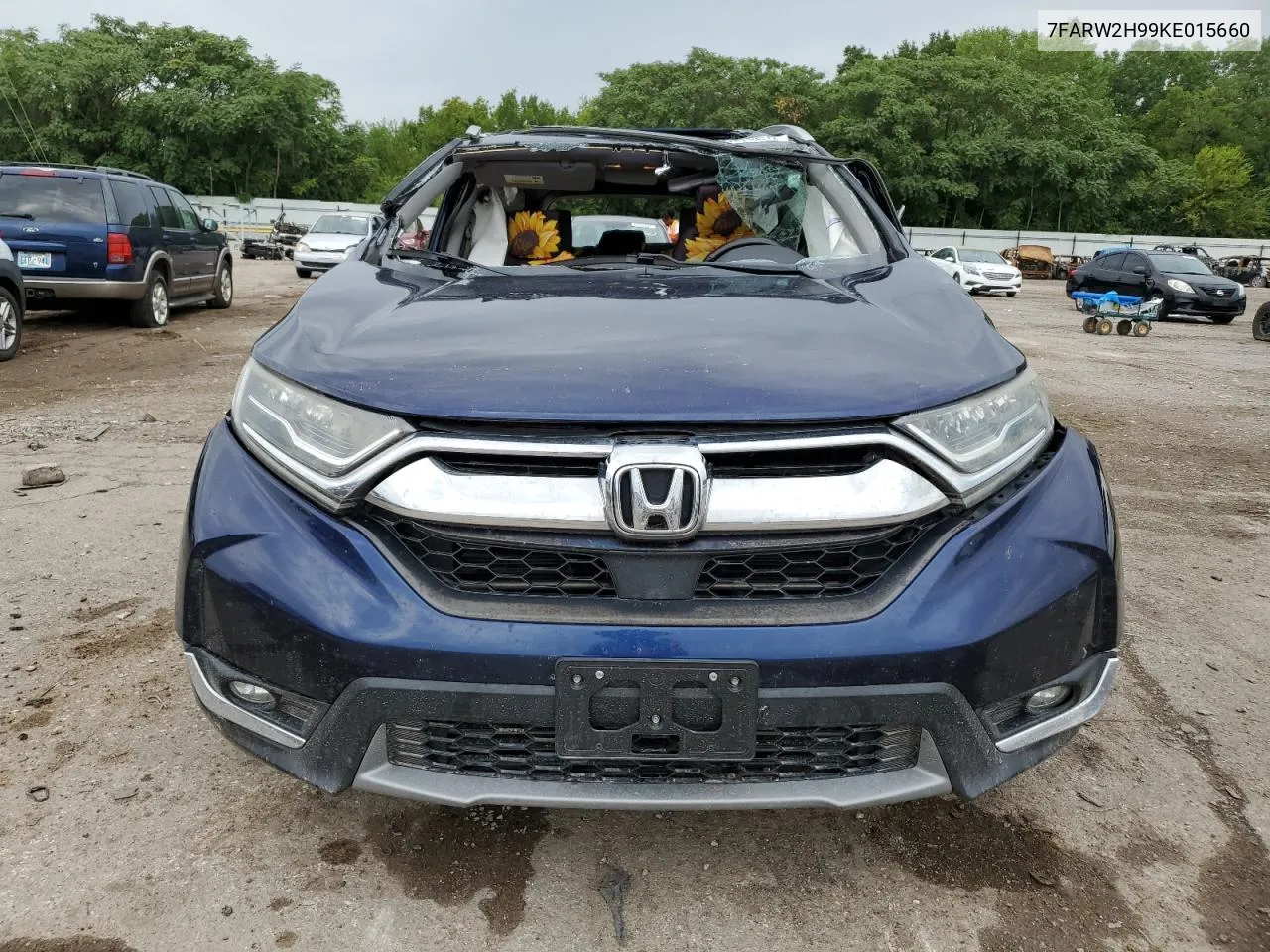 2019 Honda Cr-V Touring VIN: 7FARW2H99KE015660 Lot: 65973674