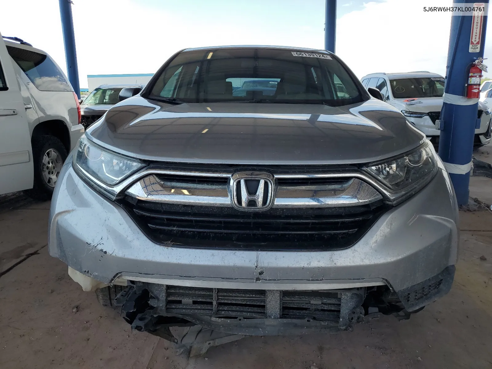 2019 Honda Cr-V Lx VIN: 5J6RW6H37KL004761 Lot: 66139124