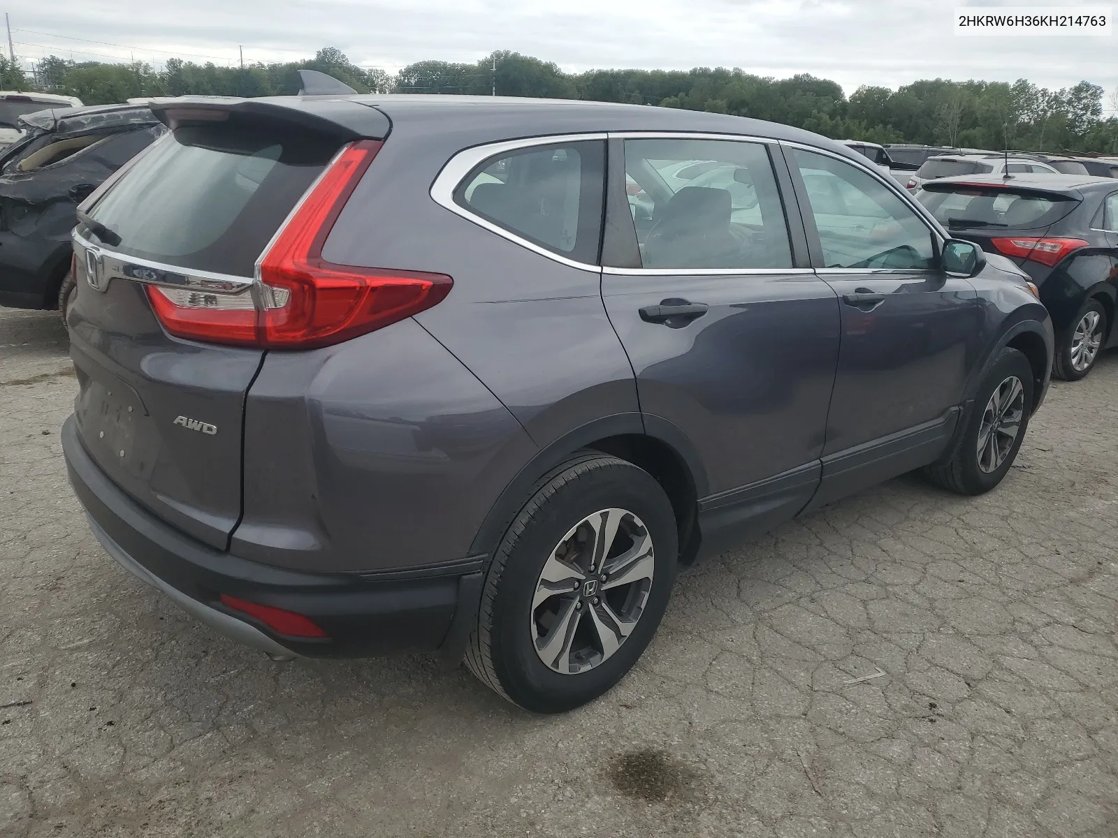 2HKRW6H36KH214763 2019 Honda Cr-V Lx