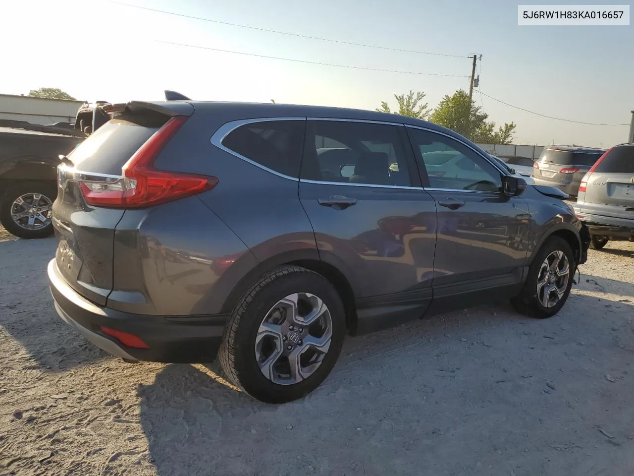 2019 Honda Cr-V Exl VIN: 5J6RW1H83KA016657 Lot: 66369224