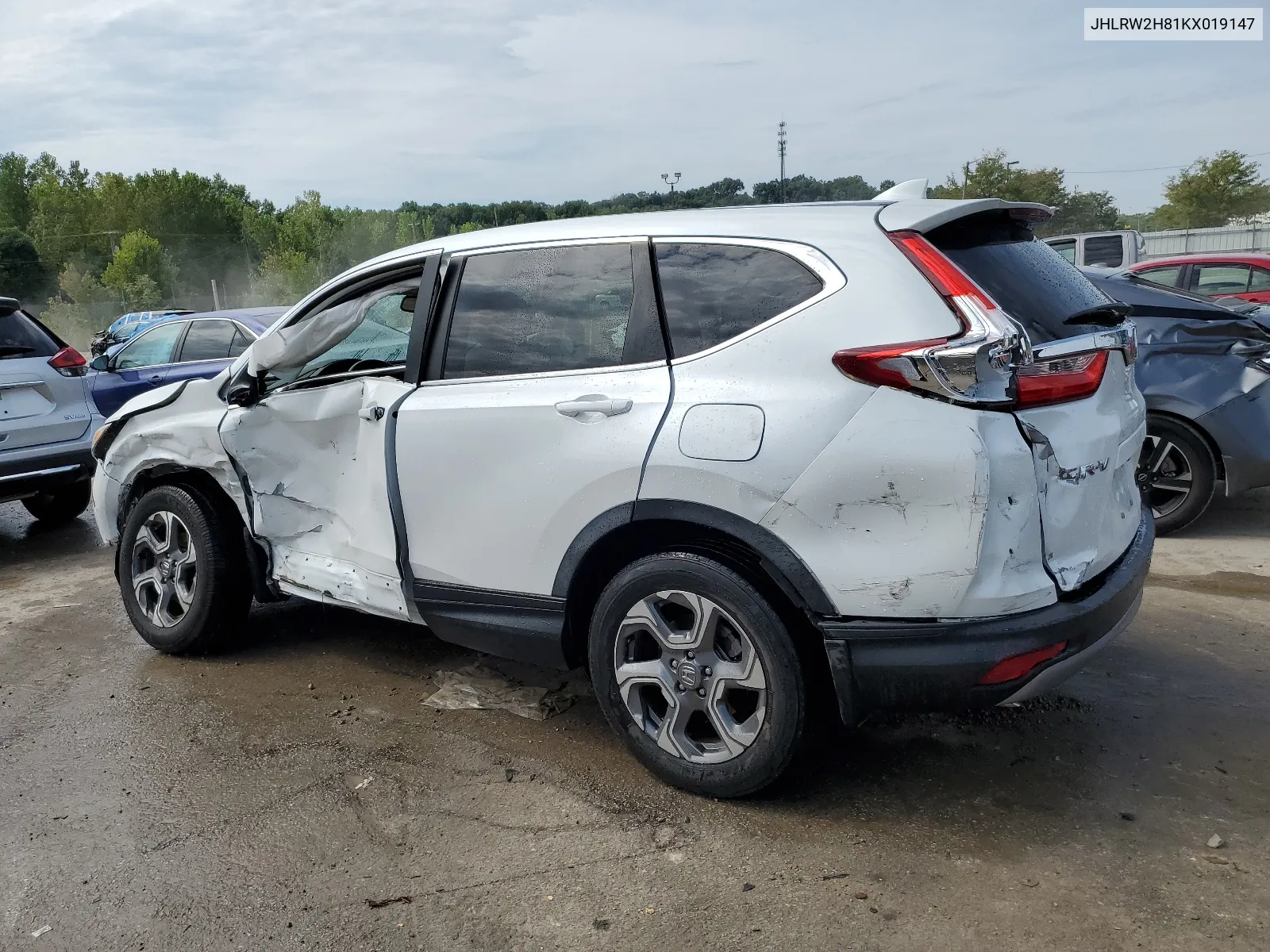 2019 Honda Cr-V Exl VIN: JHLRW2H81KX019147 Lot: 67197534