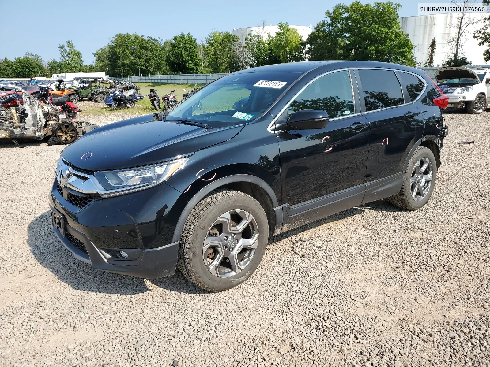 2HKRW2H59KH676566 2019 Honda Cr-V Ex