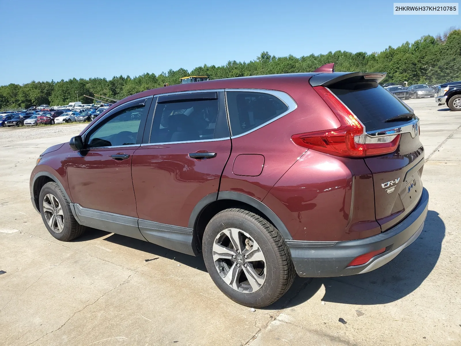 2019 Honda Cr-V Lx VIN: 2HKRW6H37KH210785 Lot: 67725854