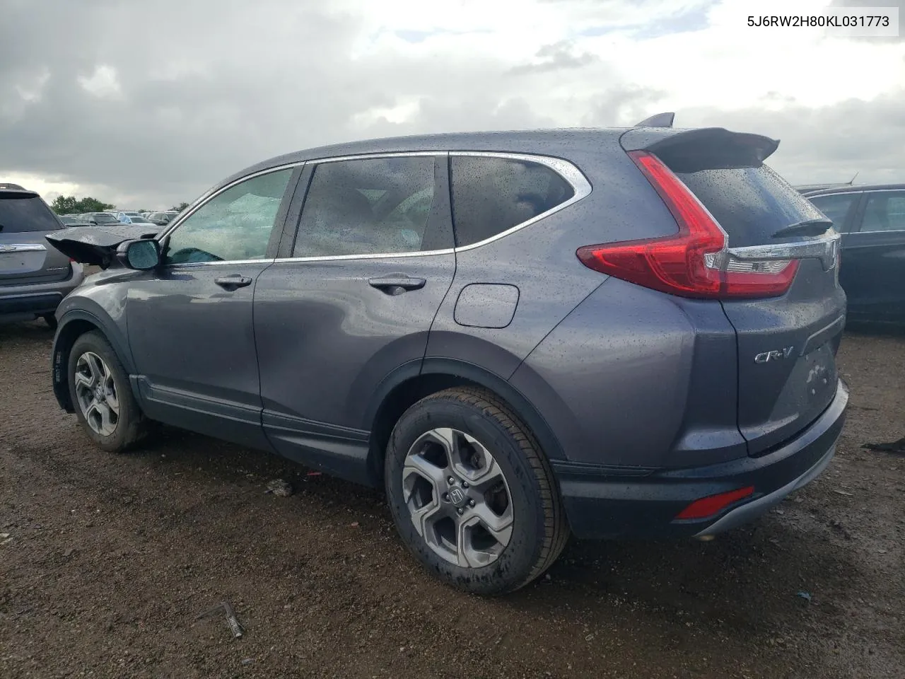 5J6RW2H80KL031773 2019 Honda Cr-V Exl