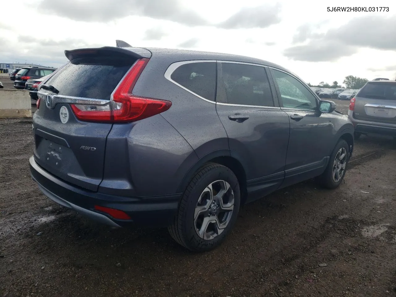 5J6RW2H80KL031773 2019 Honda Cr-V Exl