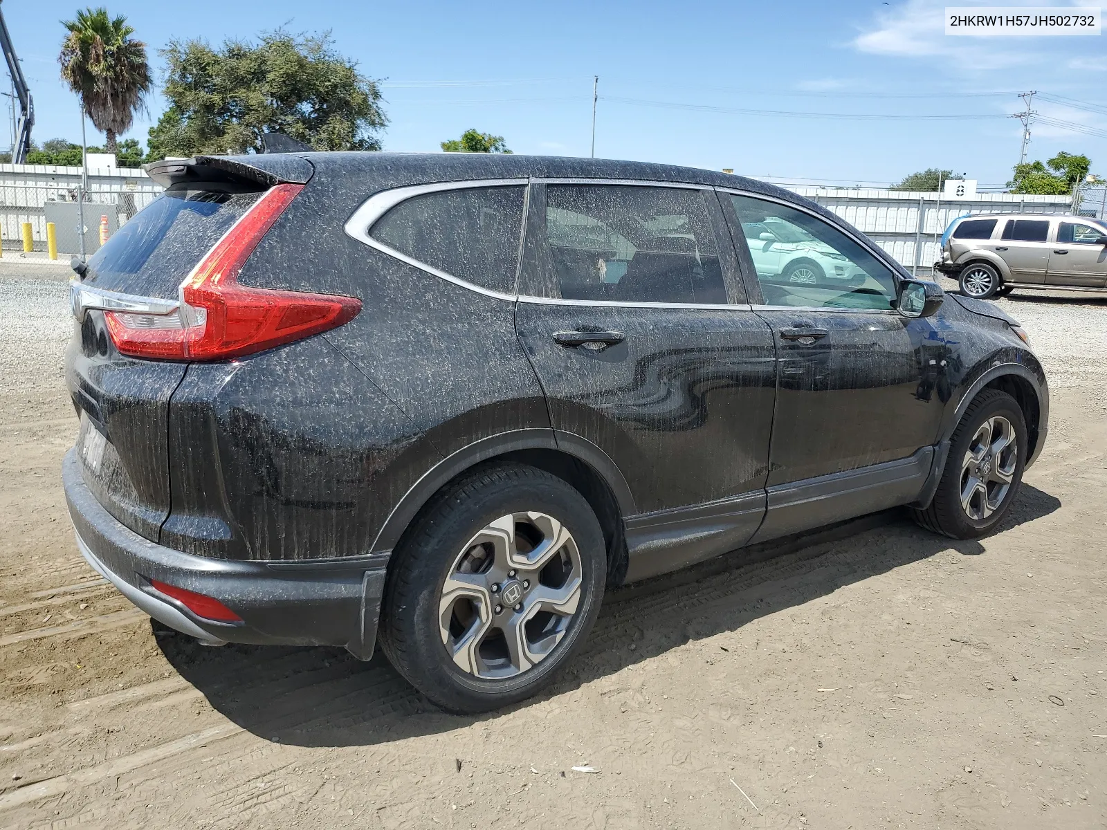 2018 Honda Cr-V Ex VIN: 2HKRW1H57JH502732 Lot: 40809538