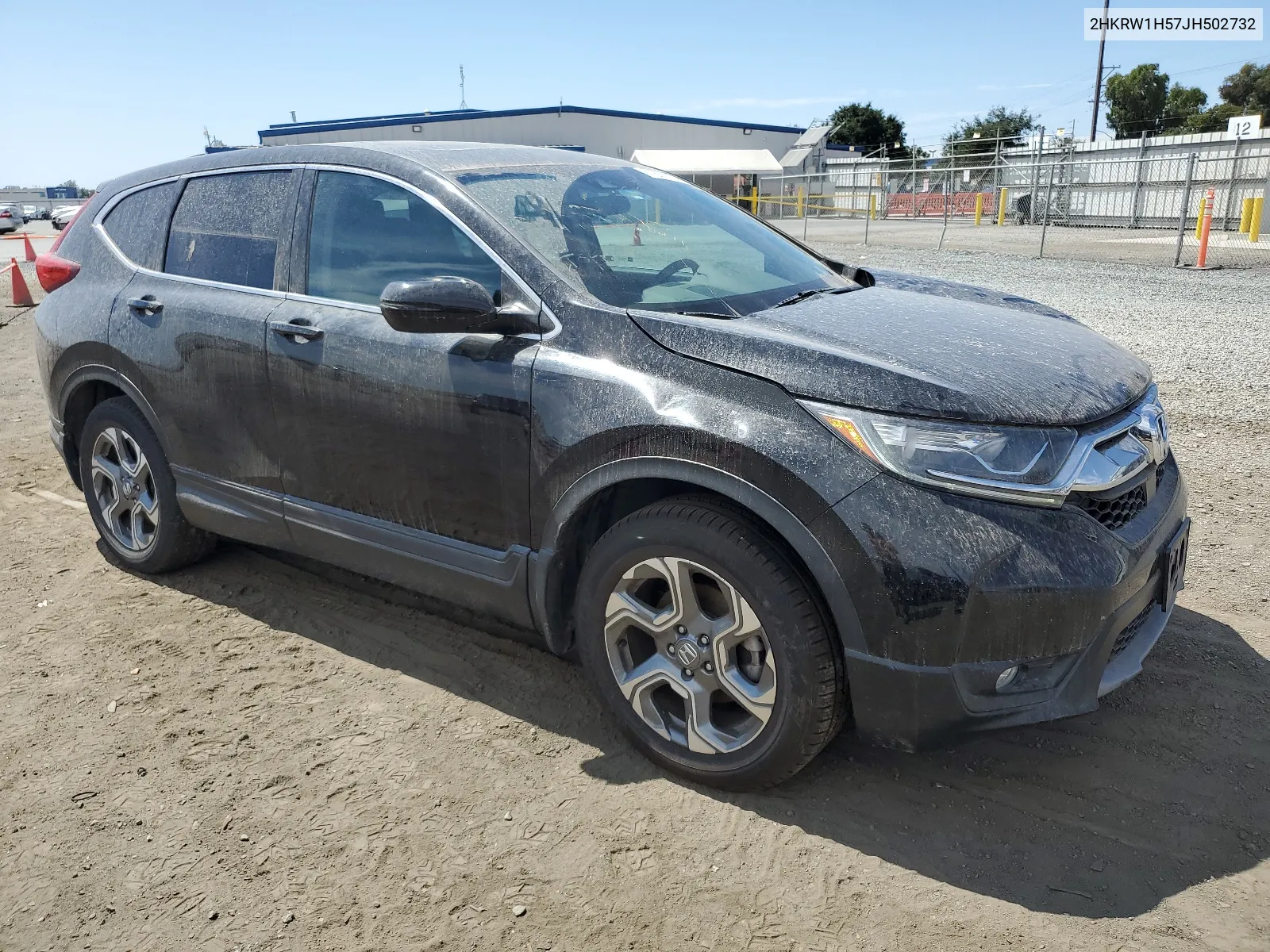 2018 Honda Cr-V Ex VIN: 2HKRW1H57JH502732 Lot: 40809538