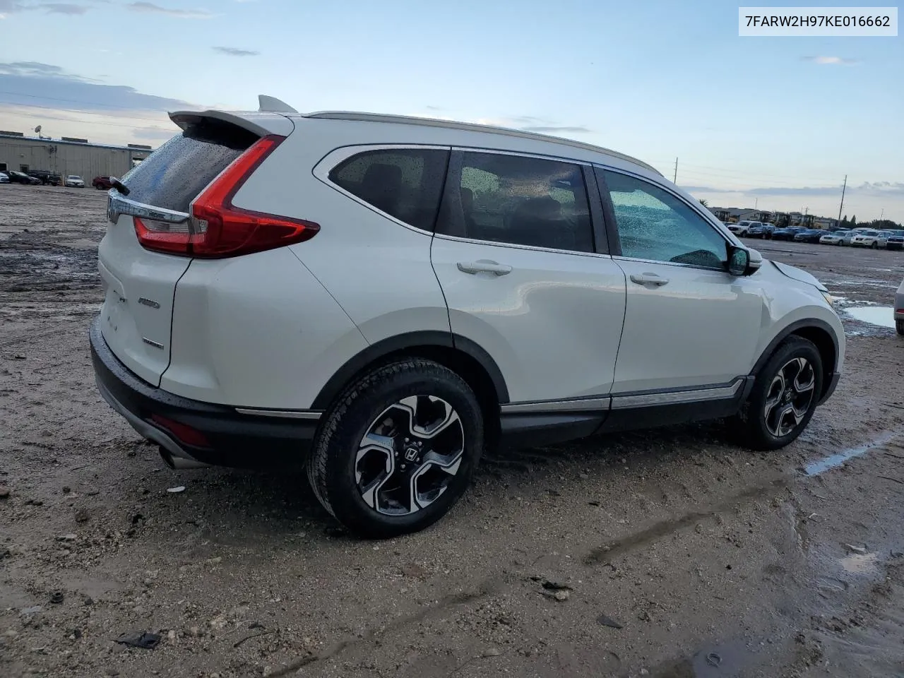 2019 Honda Cr-V Touring VIN: 7FARW2H97KE016662 Lot: 68035274