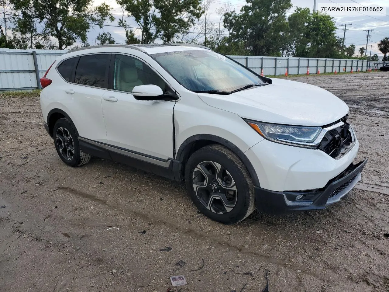 2019 Honda Cr-V Touring VIN: 7FARW2H97KE016662 Lot: 68035274