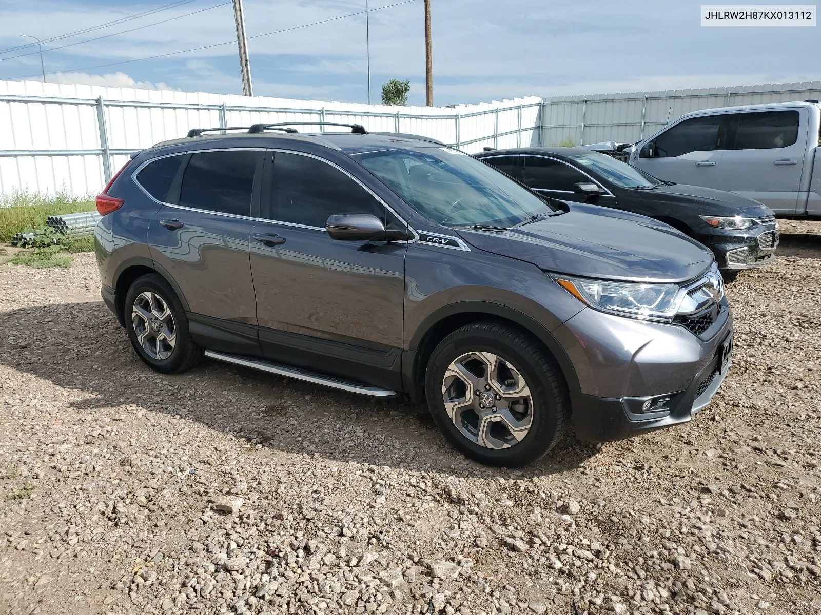 2019 Honda Cr-V Exl VIN: JHLRW2H87KX013112 Lot: 68357164