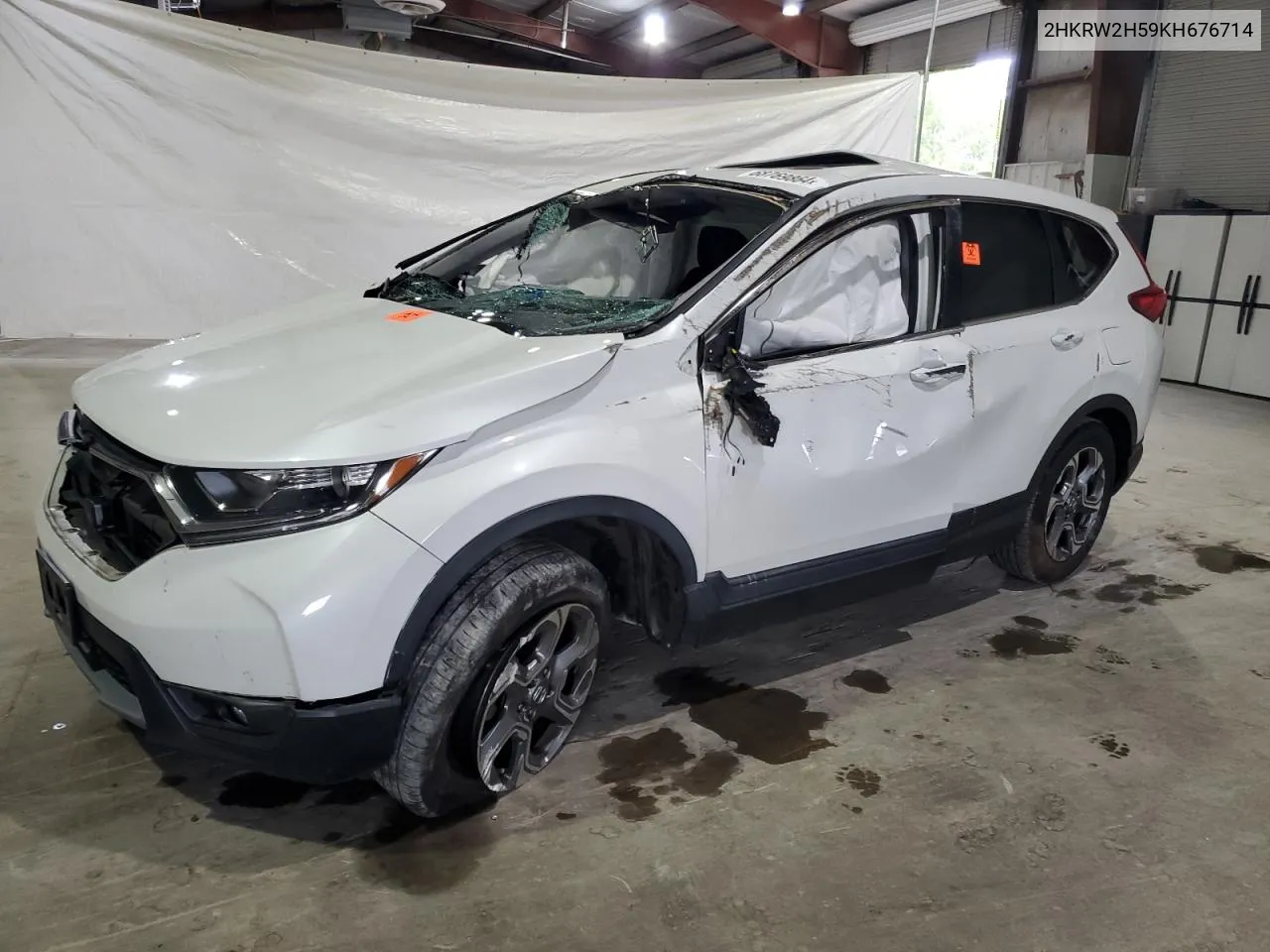 2019 Honda Cr-V Ex VIN: 2HKRW2H59KH676714 Lot: 68769864