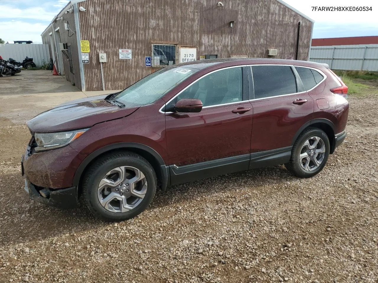 2019 Honda Cr-V Exl VIN: 7FARW2H8XKE060534 Lot: 68821664