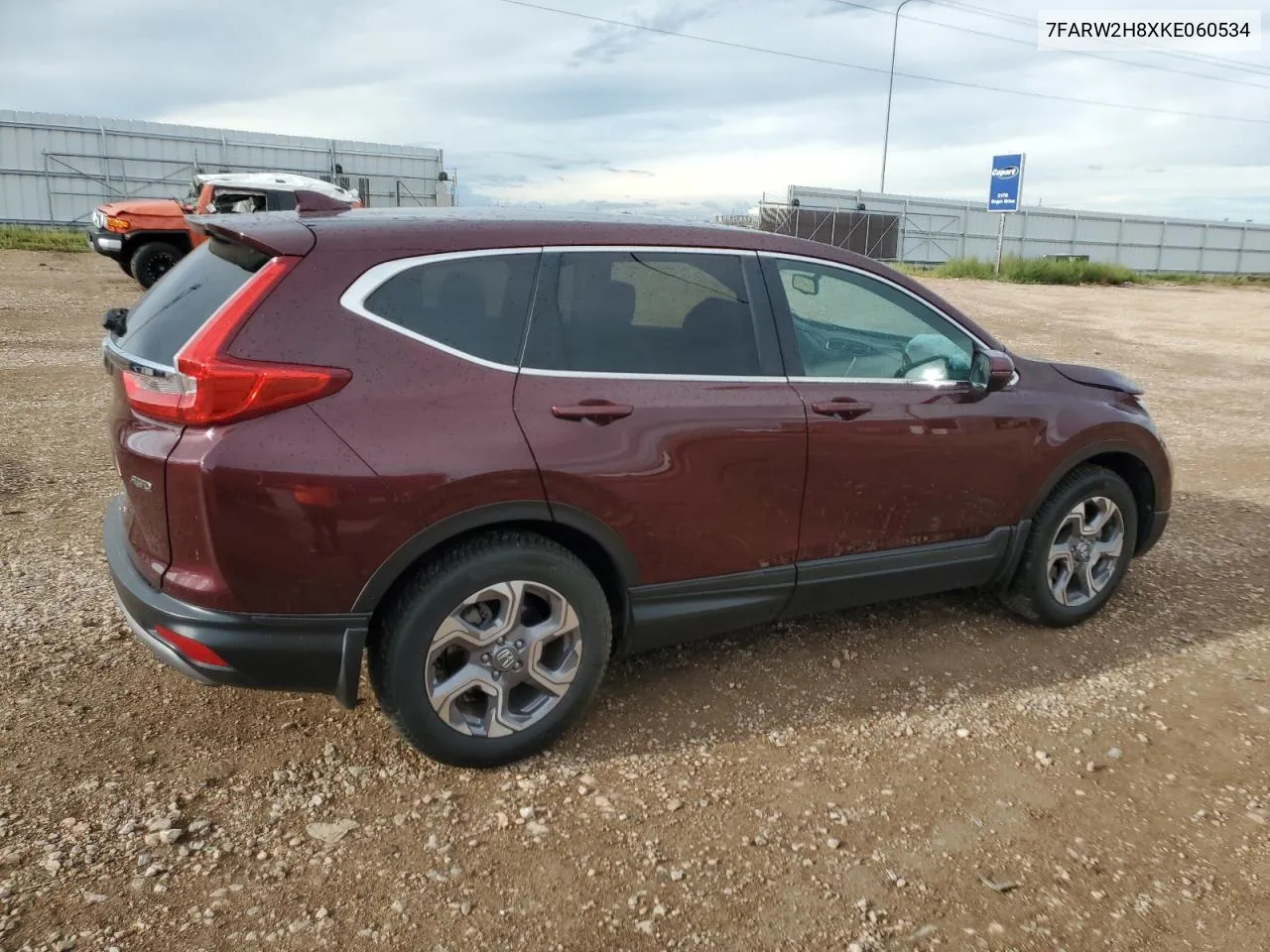 2019 Honda Cr-V Exl VIN: 7FARW2H8XKE060534 Lot: 68821664