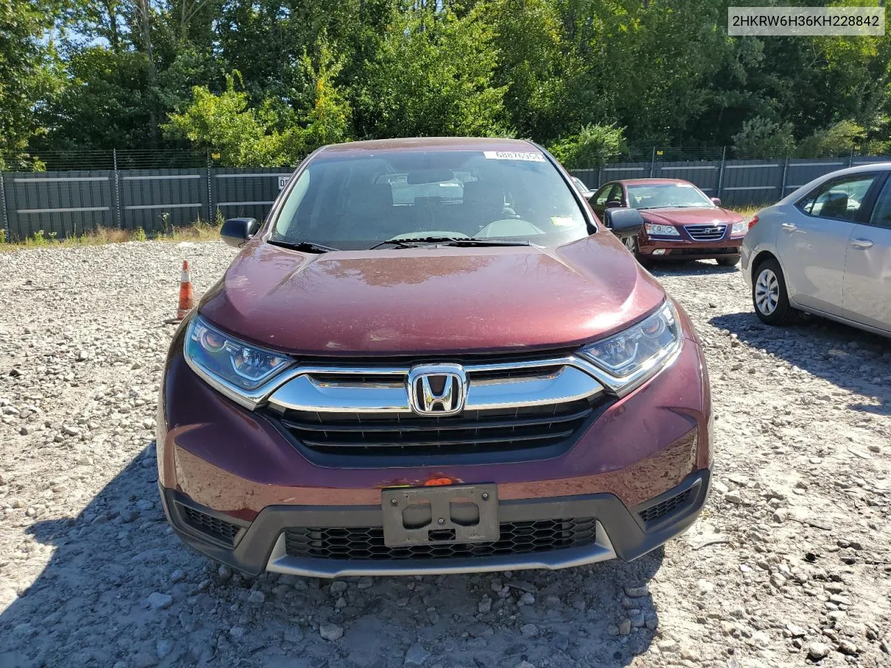 2HKRW6H36KH228842 2019 Honda Cr-V Lx