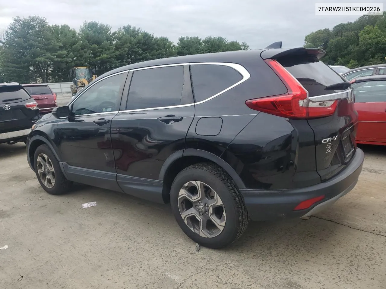 2019 Honda Cr-V Ex VIN: 7FARW2H51KE040226 Lot: 68924464