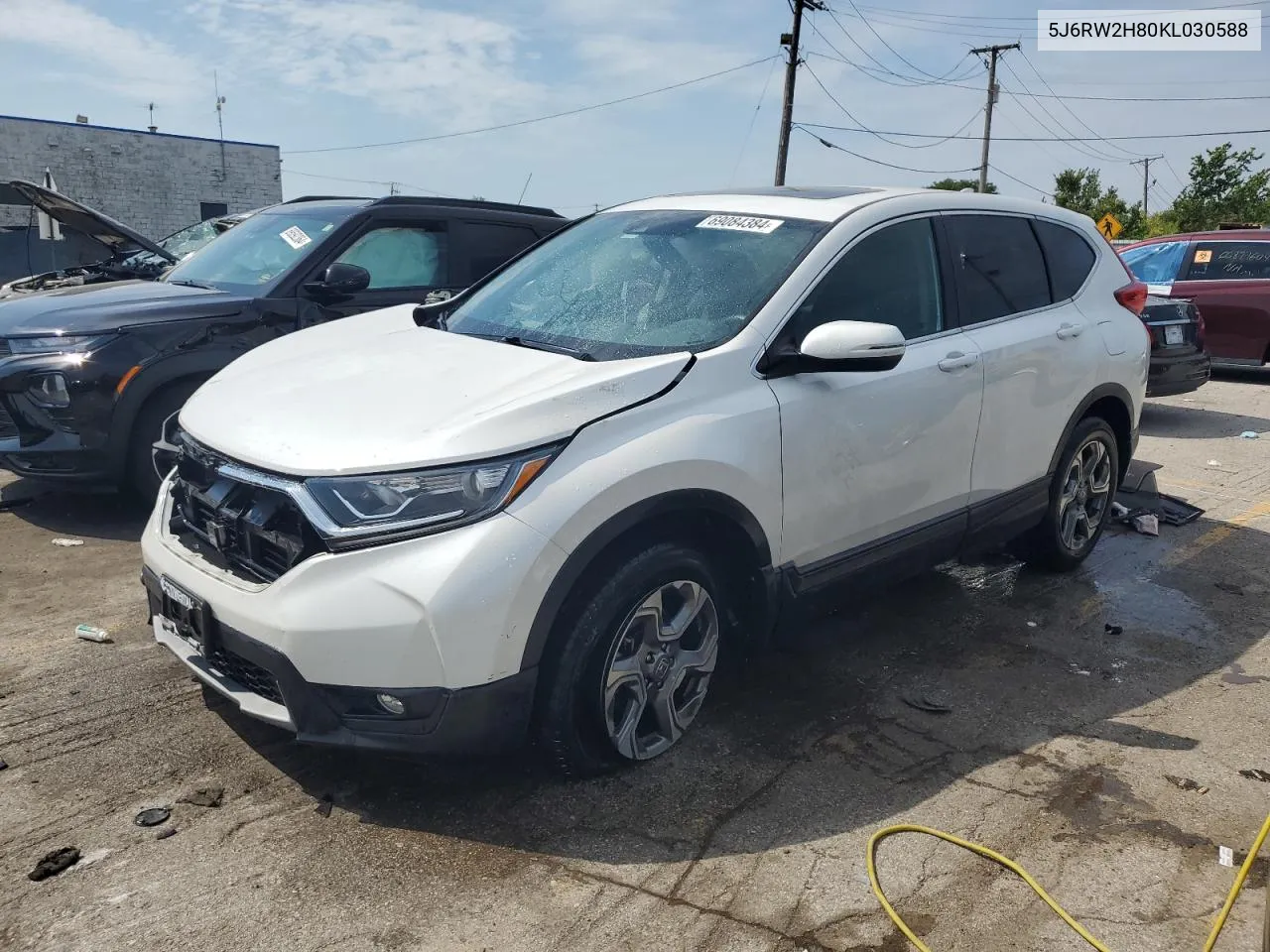 2019 Honda Cr-V Exl VIN: 5J6RW2H80KL030588 Lot: 69084384