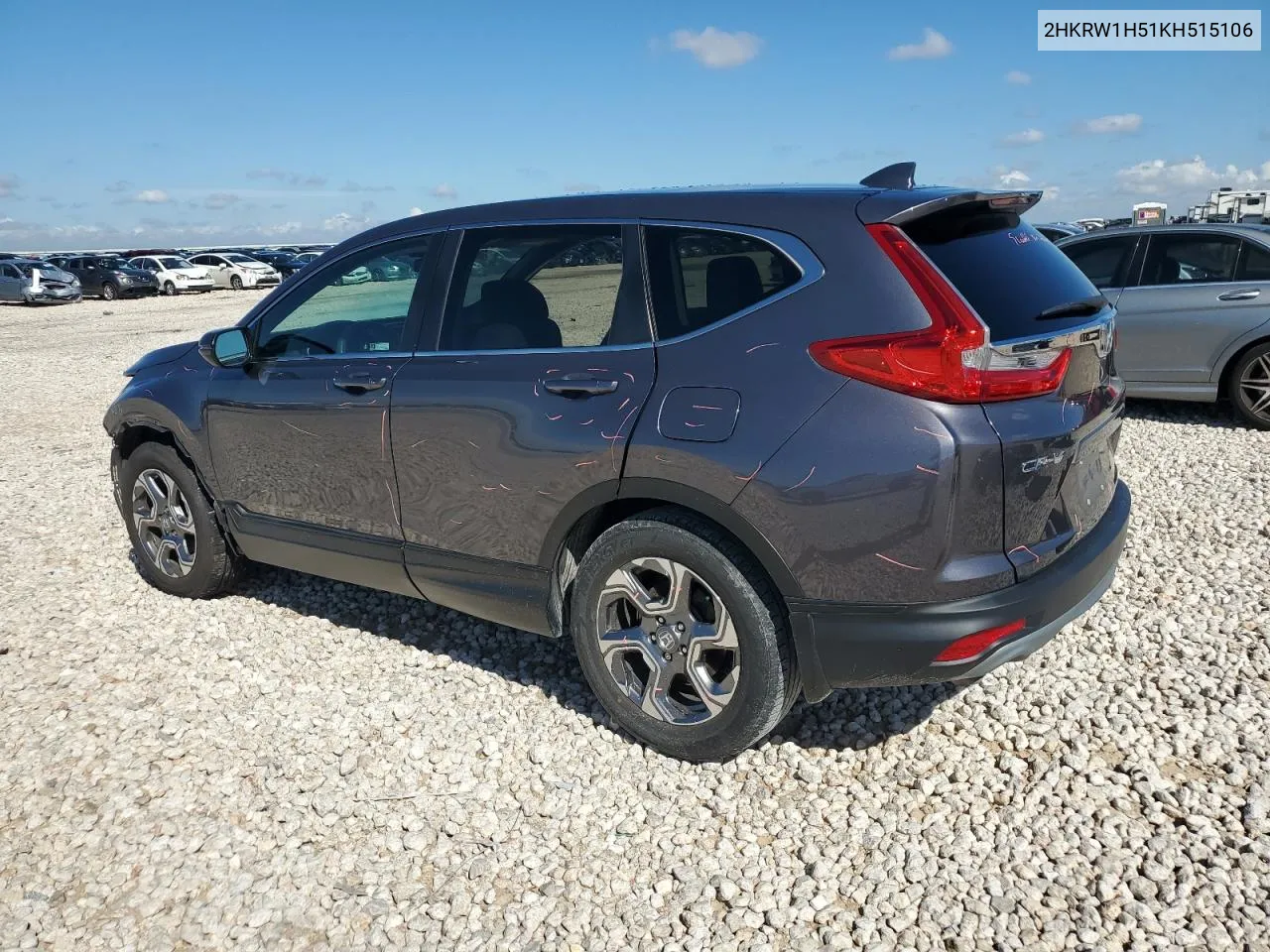 2HKRW1H51KH515106 2019 Honda Cr-V Ex