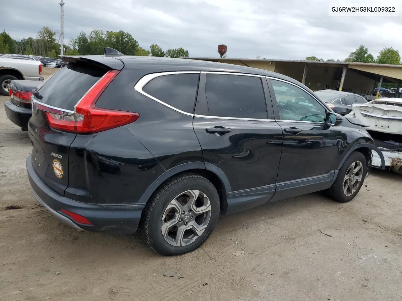 5J6RW2H53KL009322 2019 Honda Cr-V Ex