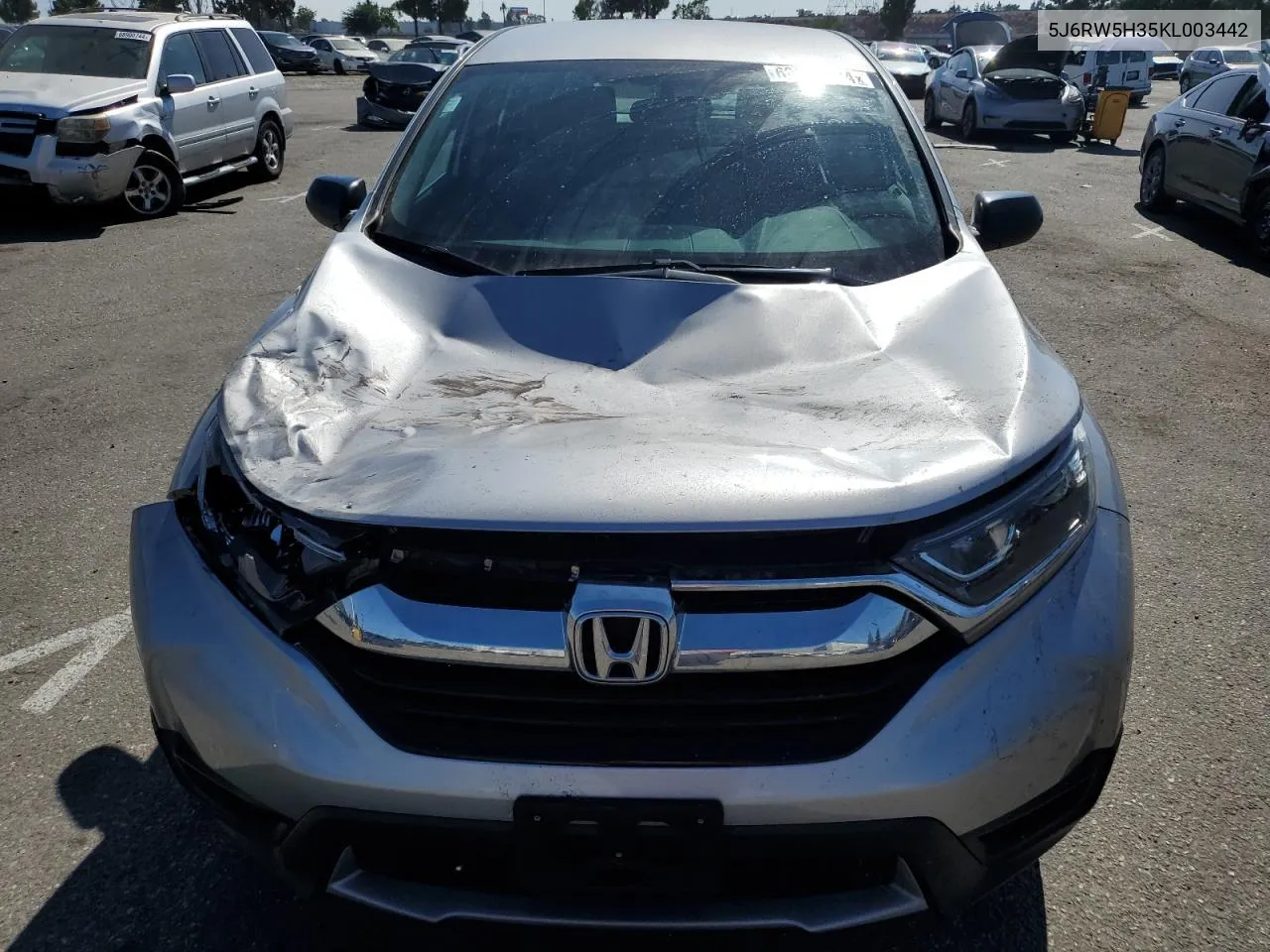 2019 Honda Cr-V Lx VIN: 5J6RW5H35KL003442 Lot: 69306094