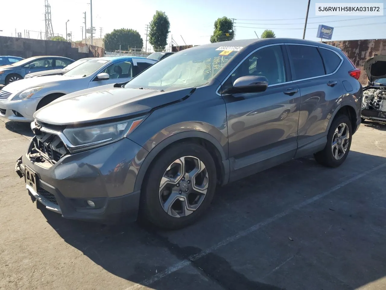 2019 Honda Cr-V Ex VIN: 5J6RW1H58KA031872 Lot: 69327754