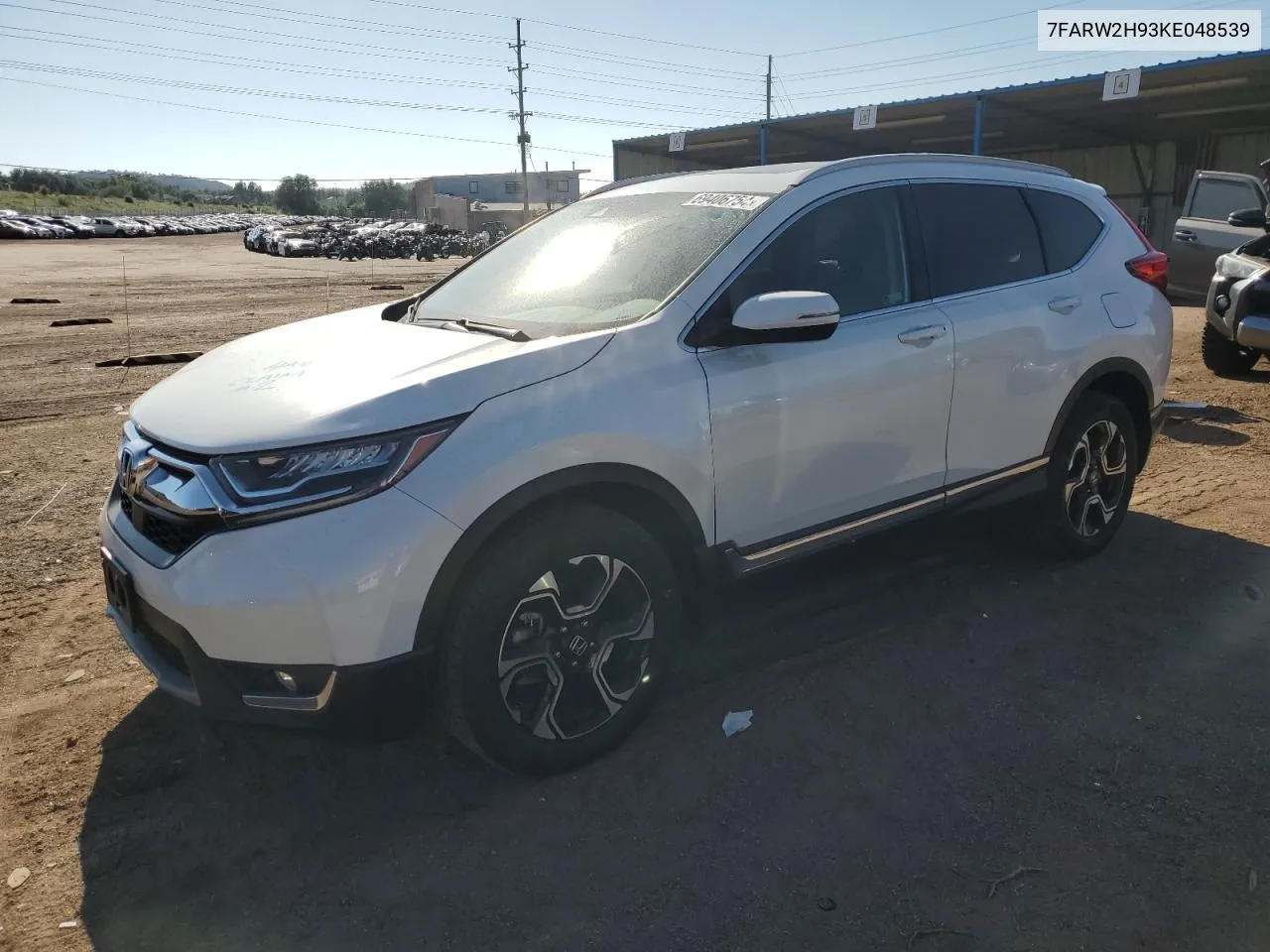 2019 Honda Cr-V Touring VIN: 7FARW2H93KE048539 Lot: 69406754