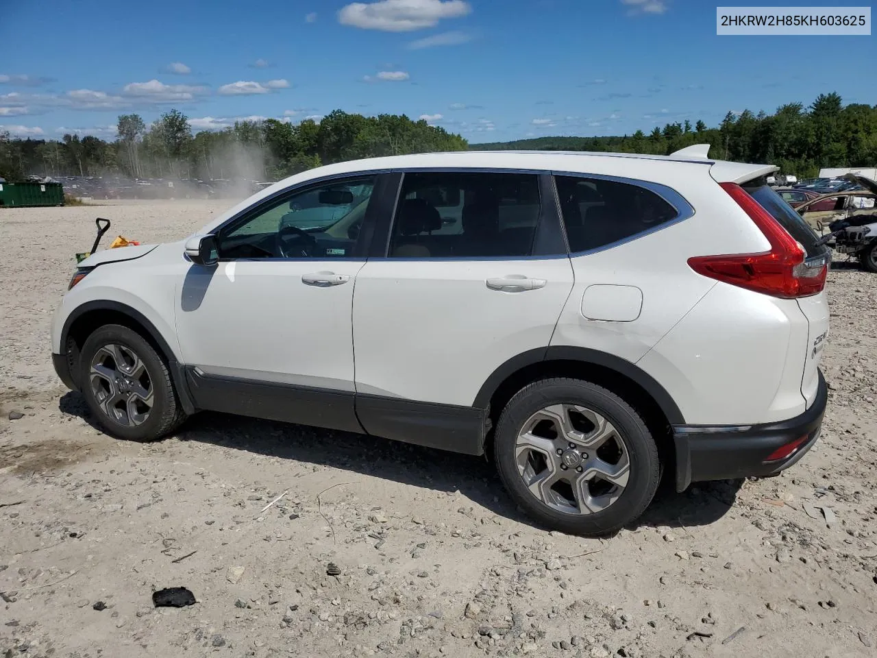 2019 Honda Cr-V Exl VIN: 2HKRW2H85KH603625 Lot: 69574844