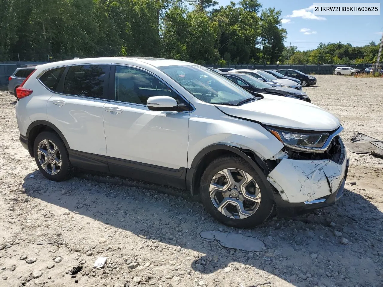 2019 Honda Cr-V Exl VIN: 2HKRW2H85KH603625 Lot: 69574844