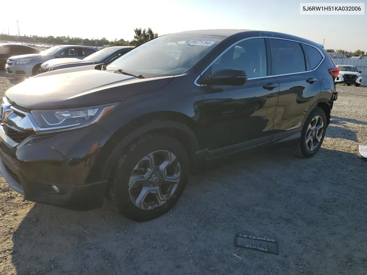 2019 Honda Cr-V Ex VIN: 5J6RW1H51KA032006 Lot: 69671754