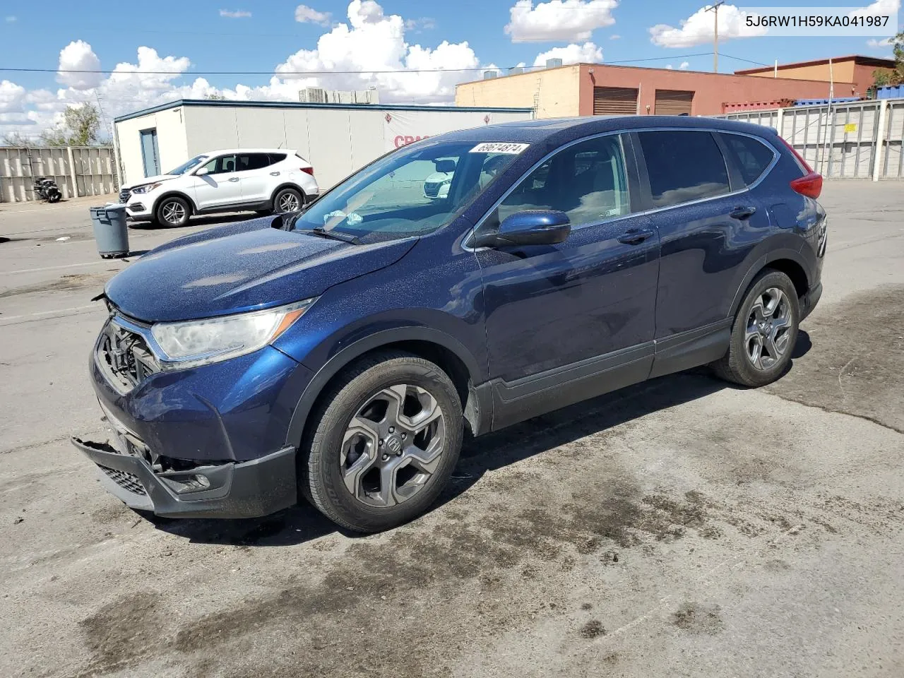 2019 Honda Cr-V Ex VIN: 5J6RW1H59KA041987 Lot: 69674874