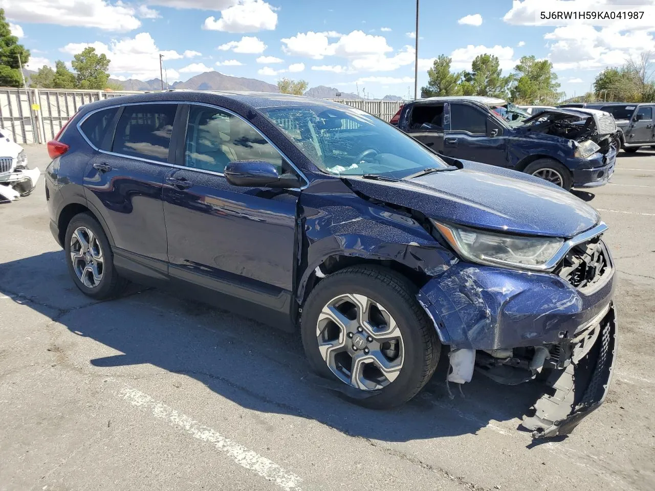 2019 Honda Cr-V Ex VIN: 5J6RW1H59KA041987 Lot: 69674874