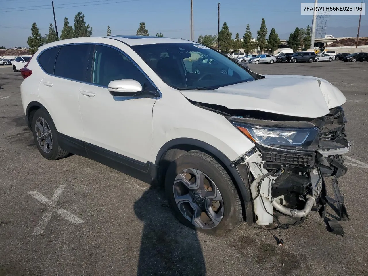 2019 Honda Cr-V Ex VIN: 7FARW1H56KE025196 Lot: 69723104