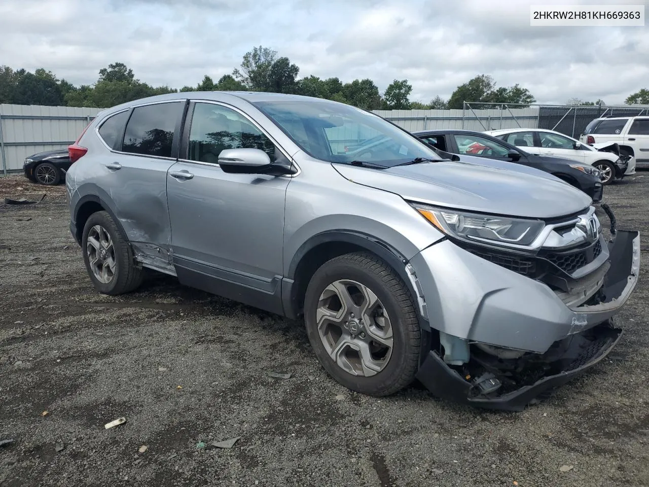 2019 Honda Cr-V Exl VIN: 2HKRW2H81KH669363 Lot: 69741074