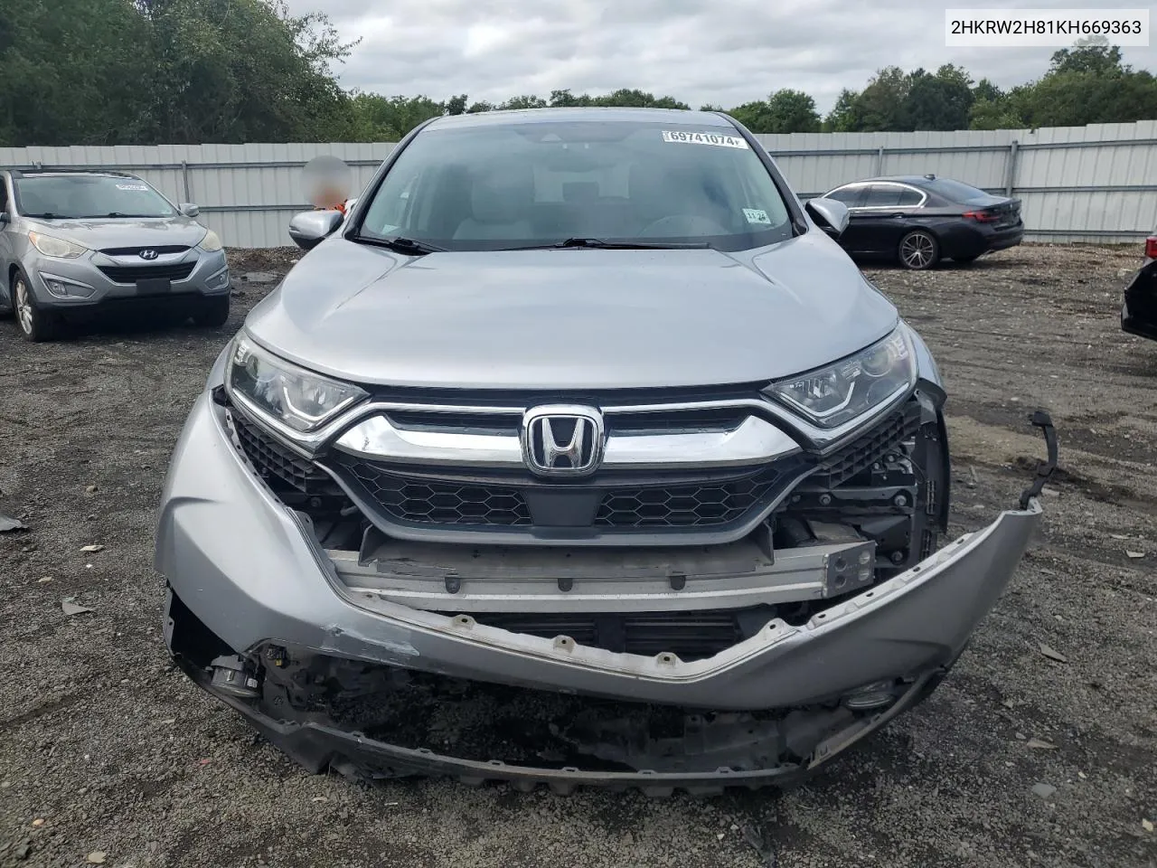 2019 Honda Cr-V Exl VIN: 2HKRW2H81KH669363 Lot: 69741074