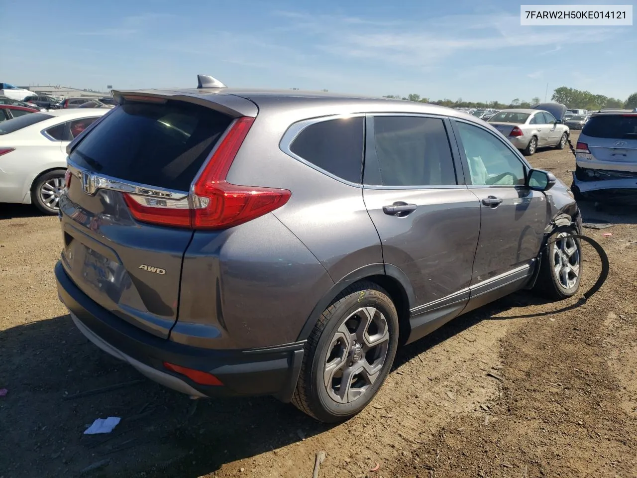 2019 Honda Cr-V Ex VIN: 7FARW2H50KE014121 Lot: 69782584