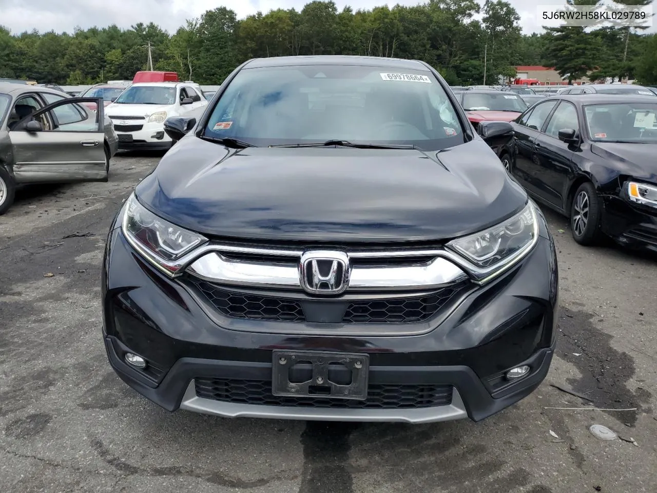 2019 Honda Cr-V Ex VIN: 5J6RW2H58KL029789 Lot: 69978664