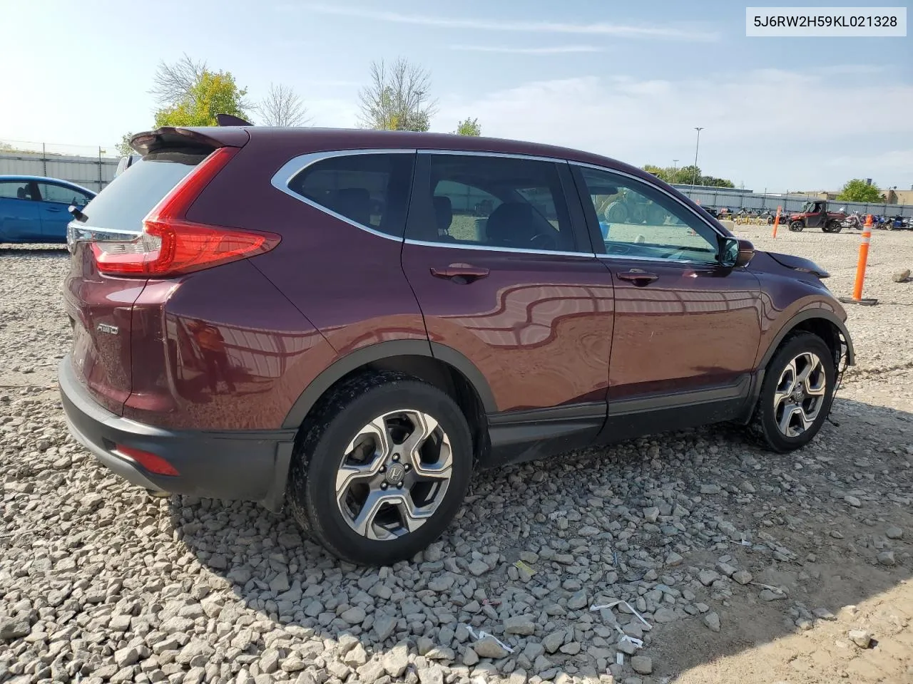 2019 Honda Cr-V Ex VIN: 5J6RW2H59KL021328 Lot: 70088544