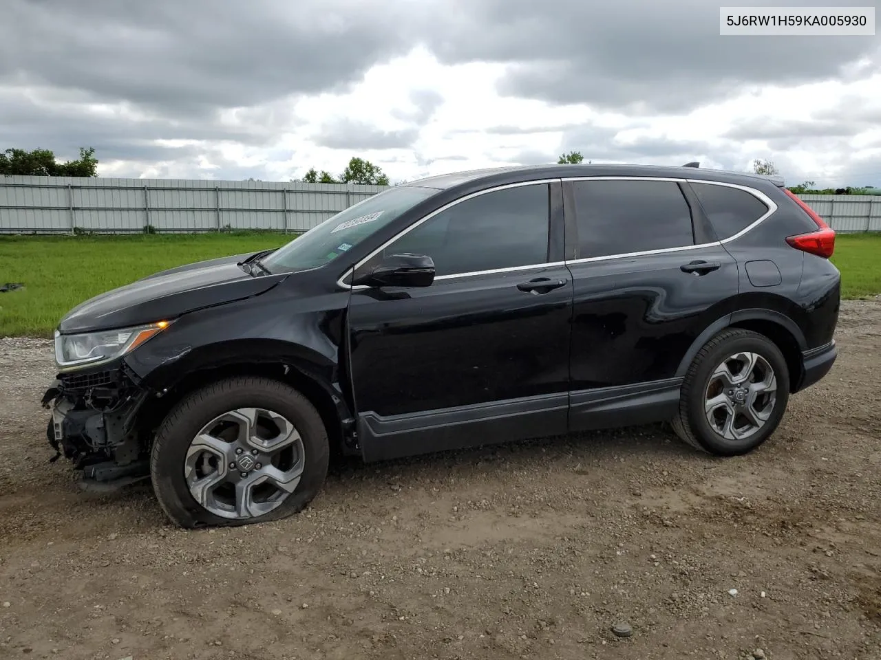 2019 Honda Cr-V Ex VIN: 5J6RW1H59KA005930 Lot: 70250394