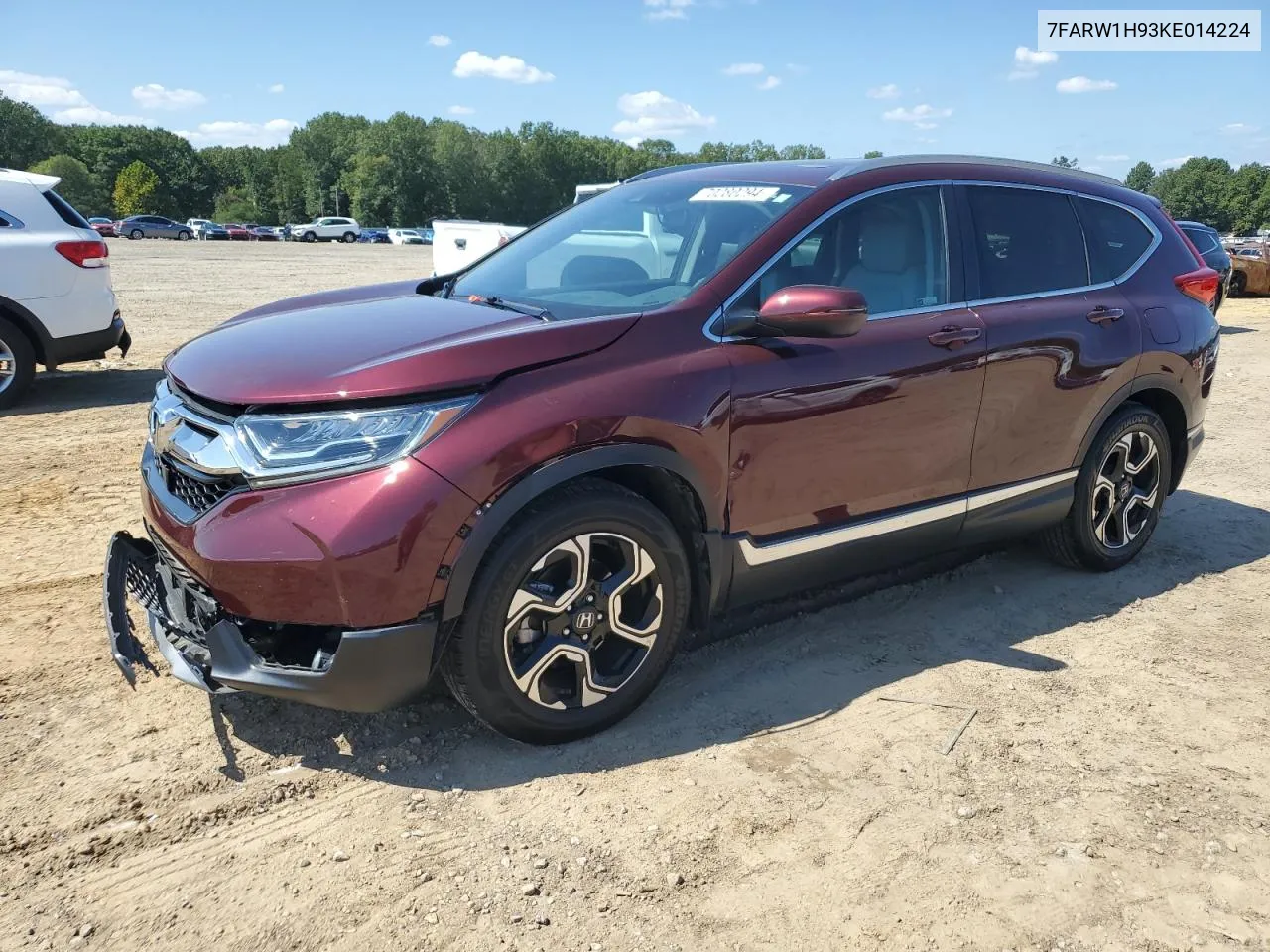 2019 Honda Cr-V Touring VIN: 7FARW1H93KE014224 Lot: 70280294