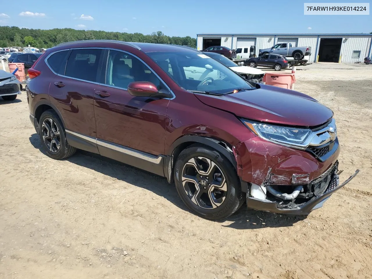 2019 Honda Cr-V Touring VIN: 7FARW1H93KE014224 Lot: 70280294